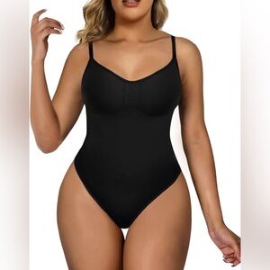 SHAPERX Women's Shapewear Bodysuit Tummy Control Body Seamless Body Shaper -L/XL